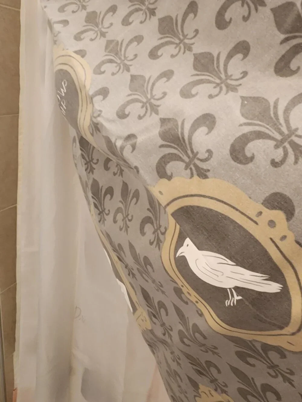 NWT: Wuthering Heights Fabric Shower Curtain - 72